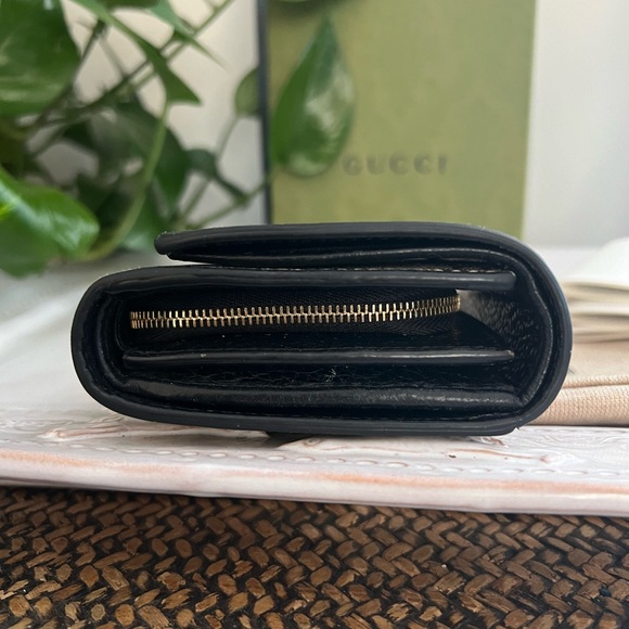 GUCCI GG Marmont Supreme Compact Wallet - Picture 8 of 12
